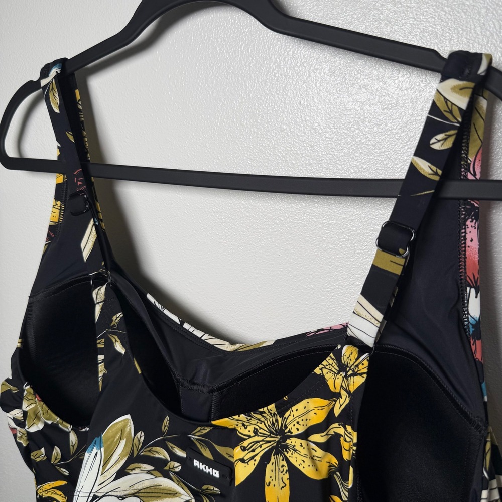 Alaskan Hardgear Duluth Trading Co Floral Tankini Top Only Plus Size 18 EUC - Picture 7 of 13
